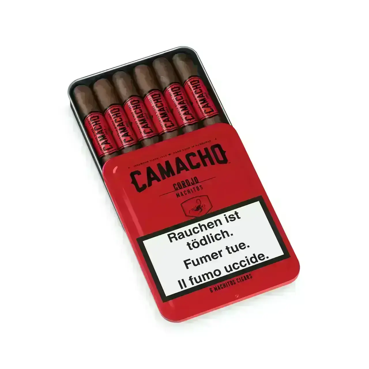 卡马乔 科罗霍马奇托红色 32&times;102mm (6支/盒)<BR>CAMACHO COROJO MACHITOS<!---->